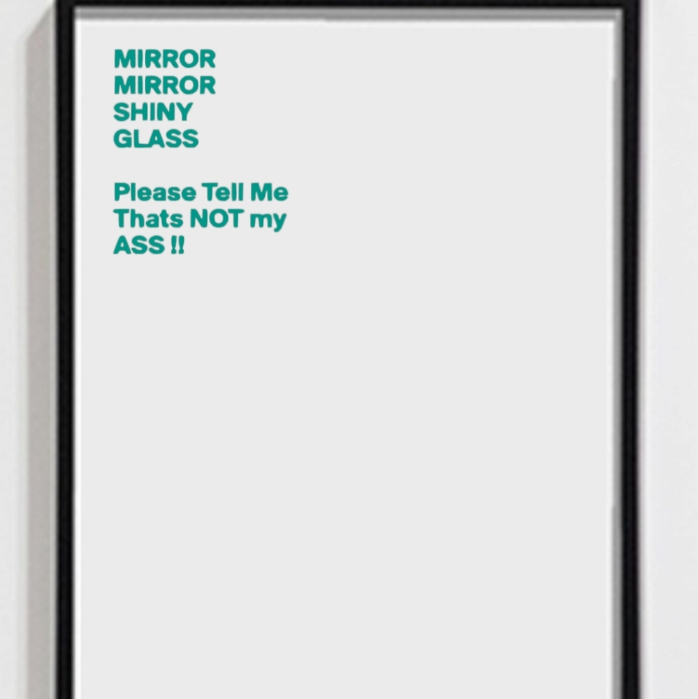 🌟5 Decal/Stickers for $10🌟 mirror mirror funny glass decal for room, bathroom,
